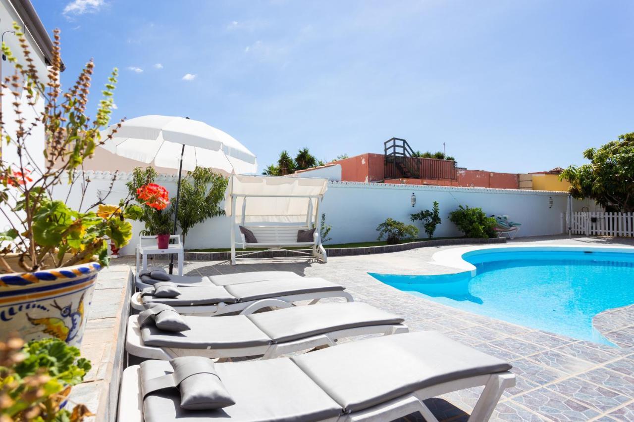 Bungalow Palm Mar With Pool And Garden Arona  Exterior photo