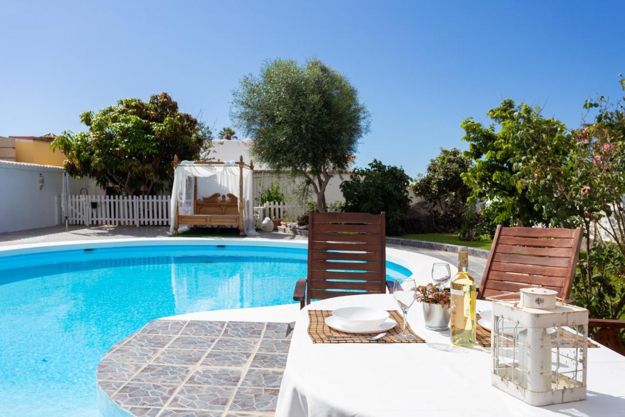 Bungalow Palm Mar With Pool And Garden Arona  Exterior photo